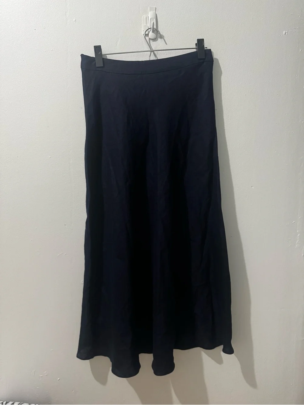 Boden Linen Skirt in Navy Blue size 8